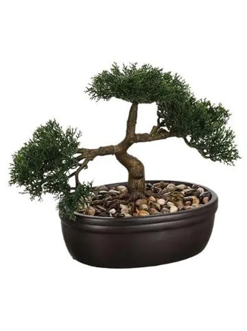 WellHome Kunstplant groen - (B)32 x (H)23 x (D)16 cm