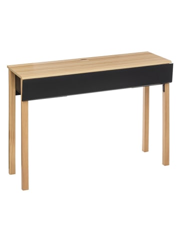 WellHome Ladetafel zwart/beige - (B)111 x (H)80 x (D)37,5 cm