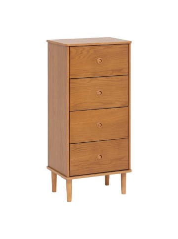 WellHome Chiffonier in Hellbraun - (B)50 x (H)107,5 x (T)35 cm