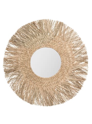 WellHome Lustro w kolorze jasnobrązowym - Ø 80 cm