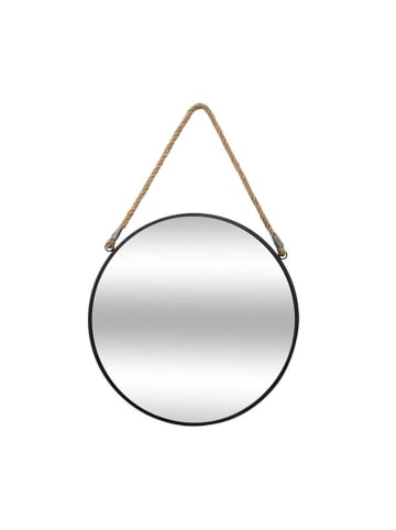 WellHome Spiegel in Schwarz - Ø 38 cm