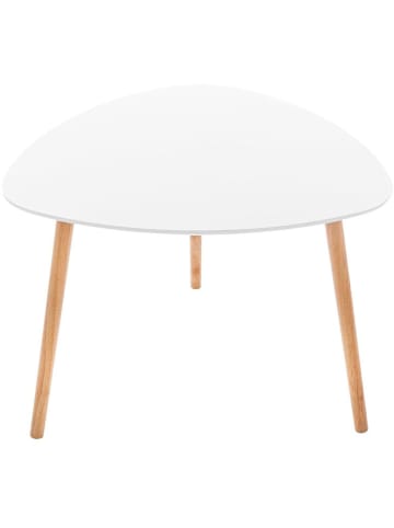 WellHome Bijzettafel wit - (H)45 x Ø 60 cm