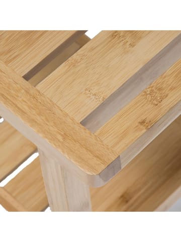 WellHome Beistelltisch in Hellbraun - (B)39 x (H)46 x (T)25 cm