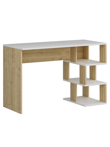 WellHome Schreibtisch in Beige - (B)110 x (H)73,8 x (T)50 cm