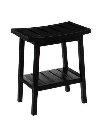 WellHome Zitkruk zwart - (B)40 x (H)46 x (D)25 cm