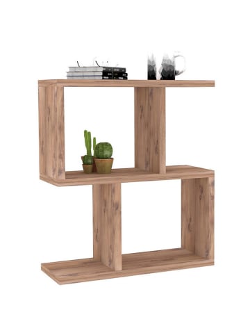 WellHome Beistelltisch in Hellbraun - (B)45 x (H)51,4 x (T)17 cm