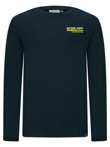 Retour Longsleeve "Kjell" in Dunkelblau