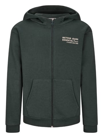 Retour Sweatvest "Asher" groen