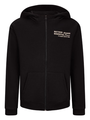 Retour Sweatjacke "Asher" in Schwarz