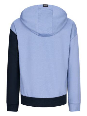 Retour Hoodie "Novan" in Hellblau/ Dunkelblau