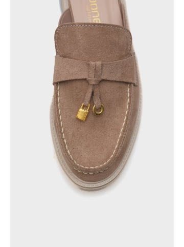 trendyol Slippersy w kolorze jasnobrązowym