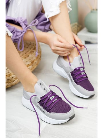 trendyol Sneakersy w kolorze fioletowym