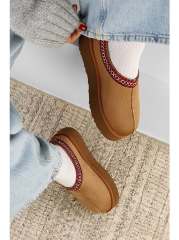 trendyol Ankle-Boots in Hellbraun