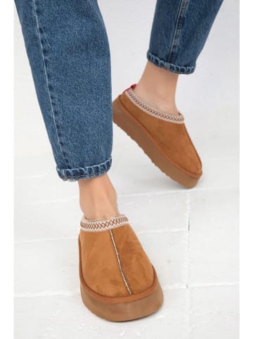 trendyol Ankle-Boots in Hellbraun