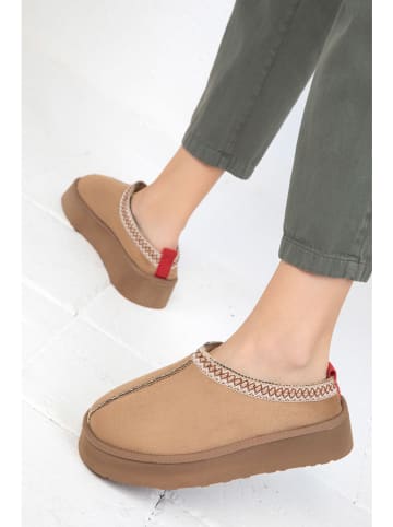 trendyol Ankle-Boots in Hellbraun