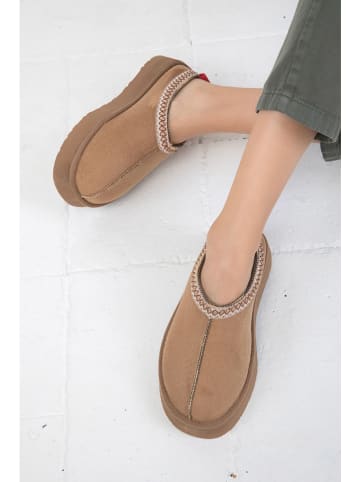 trendyol Enkelboots lichtbruin