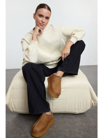trendyol Ankle-Boots in Hellbraun