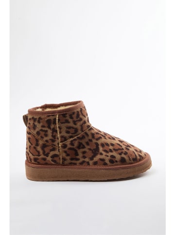trendyol Ankle-Boots in Hellbraun