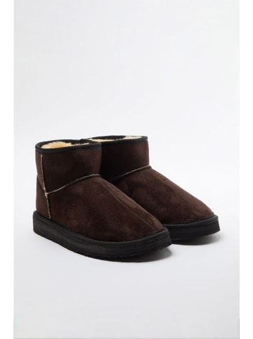 trendyol Ankle-Boots in Braun