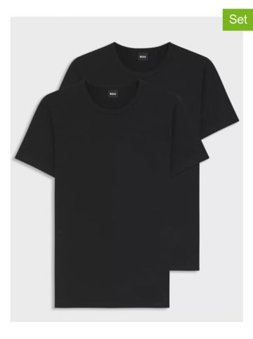 Hugo Boss 2er-Set: Shirts in Schwarz