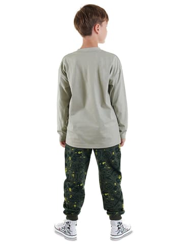 Denokids 2tlg. Outfit in Khaki/ Grau