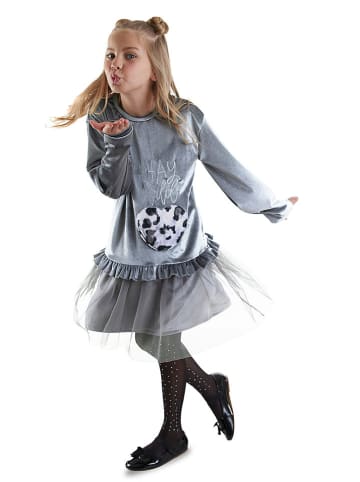 Denokids Jurk grijs