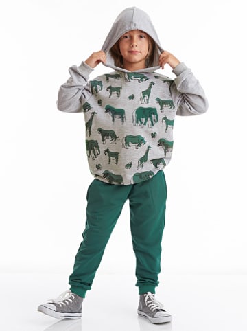 Denokids 2tlg. Outfit in Grau/ Grün