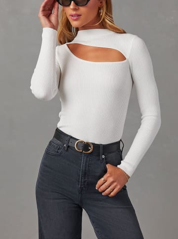 Milan Kiss Longsleeve in Weiß