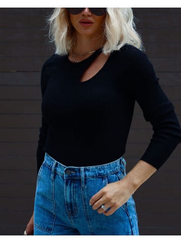 Milan Kiss Longsleeve in Schwarz