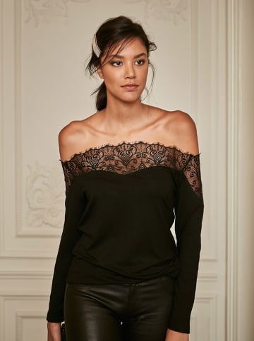 Milan Kiss Longsleeve in Schwarz
