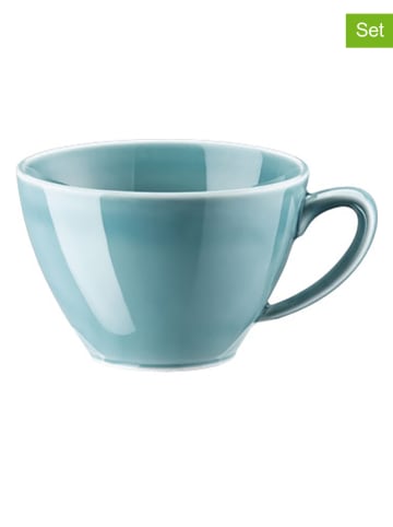 Rosenthal 6er-Set: Tee-Obertassen "Mesh" in Blau - 220 ml