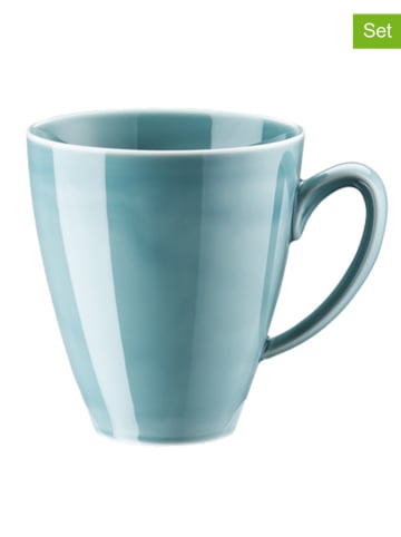 Rosenthal 6er-Set: Kaffeetassen "Mesh Colours" in Blau - 350 ml