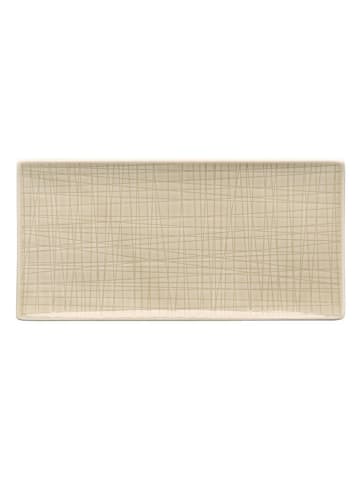 Rosenthal Servierplatte ''Mesh'' in Beige - (L)13 x (B)26 cm
