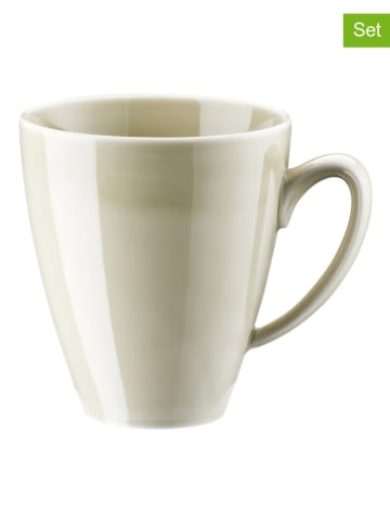 Rosenthal 6er-Set: Kaffeetassen "Mesh" in Creme - 350 ml