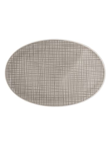 Rosenthal Servierplatte "Mesh" in Grau - (B)25 x (H)17 cm