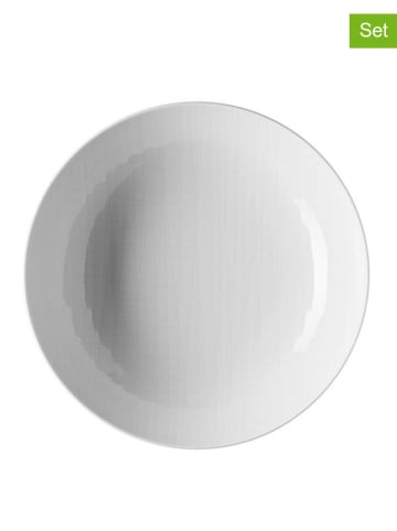 Rosenthal 6er-Set: Suppenteller "Mesh" in Weiß - Ø 21 cm
