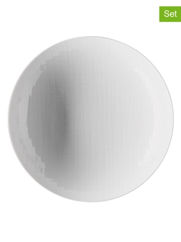 Rosenthal 6er-Set: Suppenteller "Mesh" in Weiß - Ø 25 cm