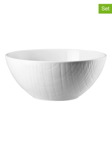 Rosenthal 6er-Set: Müslischalen "Mesh" in Weiß - Ø 14 cm