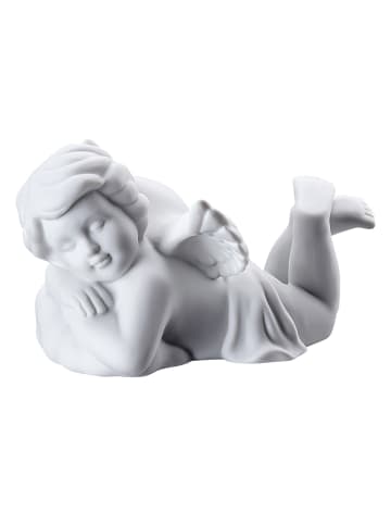 Rosenthal Dekofigur "Engel träumend" in Weiß - (B)12 x (H)7 x (T)9 cm