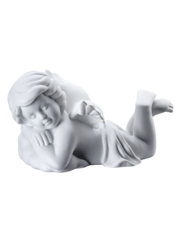 Rosenthal Dekofigur "Engel träumend" in Weiß - (B)17 x (H)9 x (T)13 cm