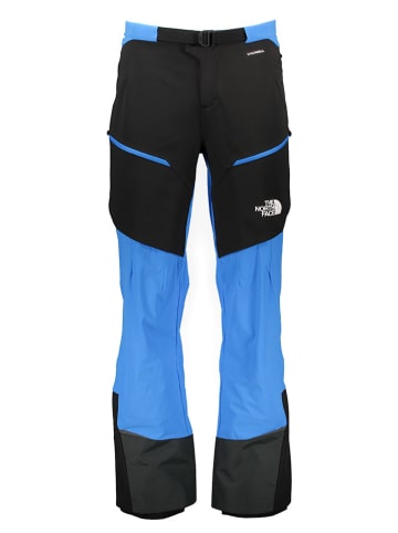 The North Face Spodnie narciarskie "Dawn Turn" w kolorze niebiesko-czarnym