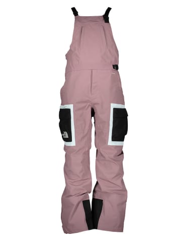 The North Face Spodnie narciarskie "Dragline" w kolorze jasnoróżowo-czarnym