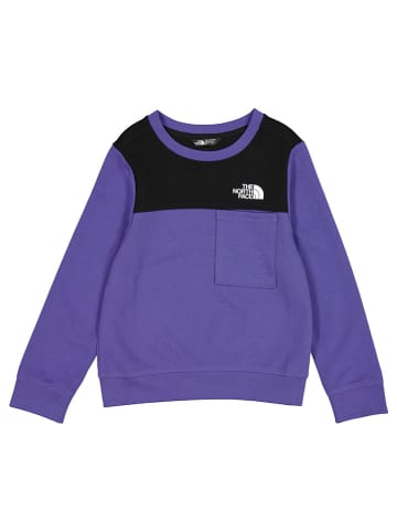 The North Face Sweatshirt  in Lila/ Schwarz