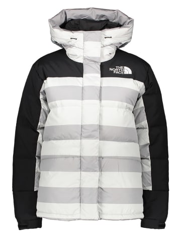 The North Face Kurtka puchowa "Himalayan" w kolorze biało-szaro-czarnym