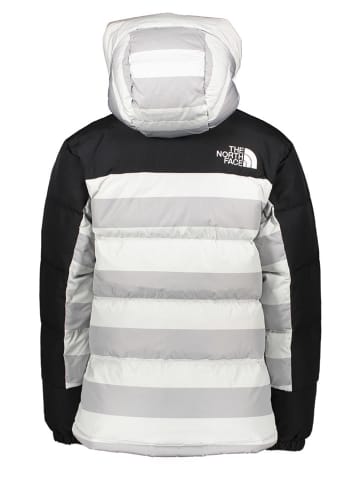 The North Face Kurtka puchowa "Himalayan" w kolorze biało-szaro-czarnym