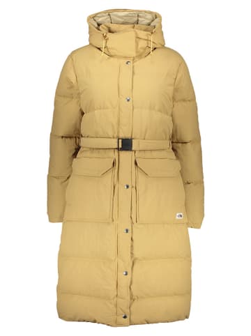 The North Face Płaszcz puchowy "Sierra" w kolorze beżowym