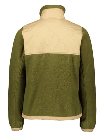 The North Face Fleecejacke in Khaki/ Creme