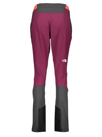 The North Face Spodnie narciarskie "Dawn Turn" w kolorze szaro-fioletowym