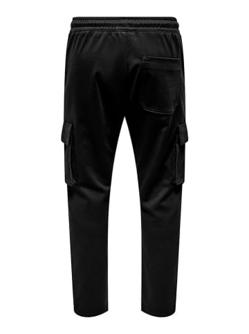 ONLY & SONS Cargohose "Live" in Schwarz