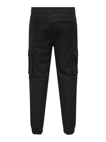 ONLY & SONS Bojówki "Garda" w kolorze czarnym